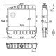 Chłodnica wody pasująca dla Case IH 3145498R93N | Exvi