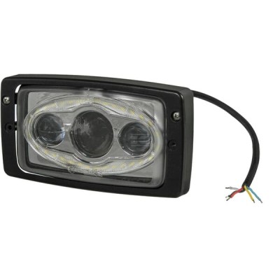 Reflektor przedni LED, 24/22W prostokątny LA10422 | Exvi