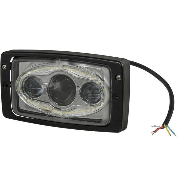 Reflektor przedni LED, 24/22W prostokątny LA10422 | Exvi