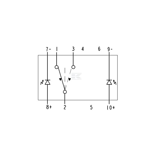 Przełącznik kołyskowy, (I)-0-(II) 1707351012 | Exvi