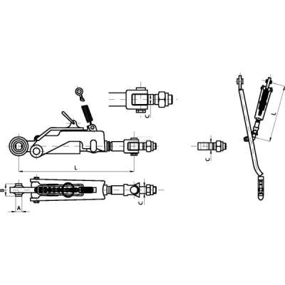 Stabilizator automatyczny, 430 - 490 mm CBM SLAB050 | Exvi