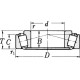 Łożysko stożkowe 85x130x29 mm Timken 32017 | Exvi