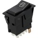 Przełącznik kołyskowy, I-0-(II) SW10044KR | Exvi