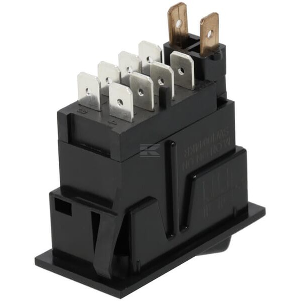 Przełącznik kołyskowy, I-0-(II) SW10044KR | Exvi