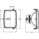 Element optyczny reflektora, prostokątny 0509580000 | Exvi