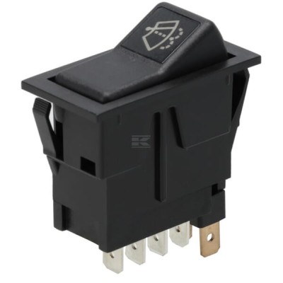 Przełącznik kołyskowy, I-0-(II) SW10058KR | Exvi
