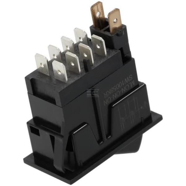 Przełącznik kołyskowy, I-0-(II) SW10058KR | Exvi
