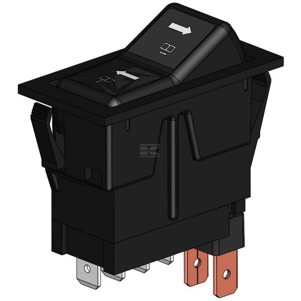 Przełącznik kołyskowy, (I)-0-(II) SW10056KR | Exvi