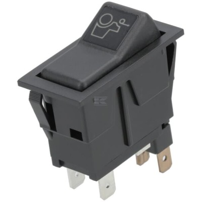 Przełącznik kołyskowy, I-0, on-on, 12V SW10036KR | Exvi