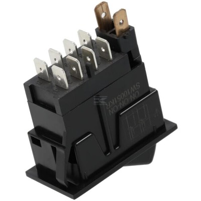 Przełącznik kołyskowy, I-0-II, on-on-on SW10051KR | Exvi