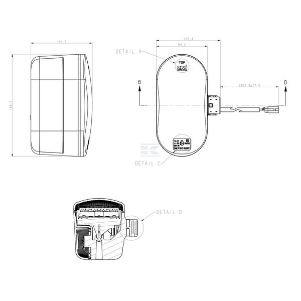 Lampa kierunkowskazu i postoju, LED 347LED0104 | Exvi
