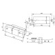 Lampa tylna zespolona 305x62mm, lewa Cobo 02350000 | Exvi