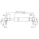 Sprężyna gazowa L243 mm 150N Stabilus CA6125CI | Exvi
