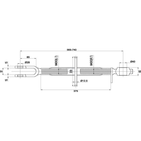 Wieszak cięgła dolnego regulowany Case 3148914R91KR | Exvi