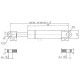 Sprężyna gazowa L265.5 mm 200N Stabilus CA082511 | Exvi