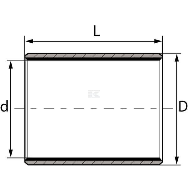 Tuleja łożyskowa ZB141620PTFE | Exvi