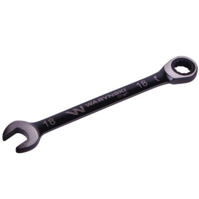 Klucz płasko-oczkowy 18 mm z grzechotką 72 WMK057 | Exvi