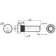 Śruba obręczy koła Case - IH 3220372R2N | Exvi