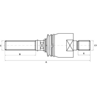 Stabilizator przegubu SHP593KR | Exvi