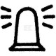 Symbol obrotowego światła ostrzegawczego 9XT713630711 | Exvi