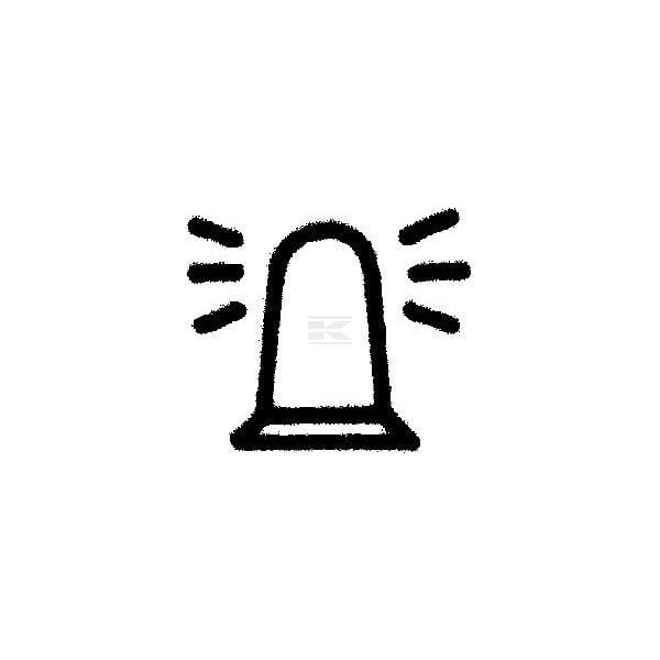 Symbol obrotowego światła ostrzegawczego 9XT713630711 | Exvi