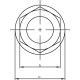 Korek magnetyczny M18x1.5 TKM18M | Exvi