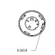 Przełącznik przyciskowy, lamp roboczych 11130200 | Exvi