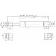 Sprężyna gazowa L500.5 mm 325N Stabilus CA636185 | Exvi