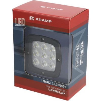 Lampa robocza LED, kwadratowa 13.5W 1800lm LA10099 | Exvi