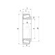 Łożysko stożkowe 30x55x17 mm SKF 750032006X | Exvi