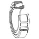 Łożysko stożkowe 65x100x23 mm SKF 750032013X | Exvi