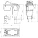 Przełącznik kołyskowy, I-0, on-on, 12V SW10035KR | Exvi