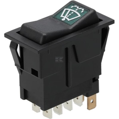Przełącznik kołyskowy, I-0-(II) SW10041KR | Exvi