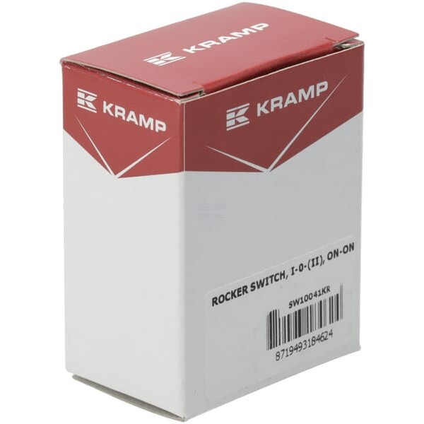 Przełącznik kołyskowy, I-0-(II) SW10041KR | Exvi