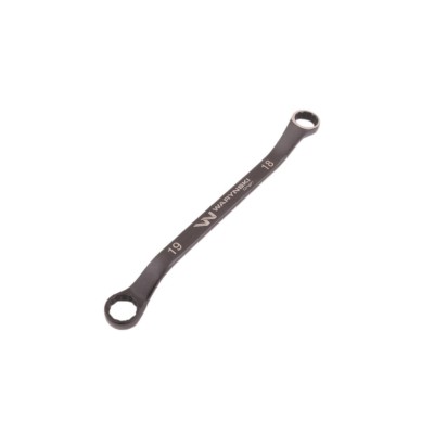 Klucz oczkowy odsadzony 18 x 19 mm. CrV WMK121 | Exvi
