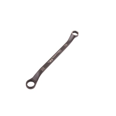 Klucz oczkowy odsadzony 19 x 22 mm. CrV WMK122 | Exvi