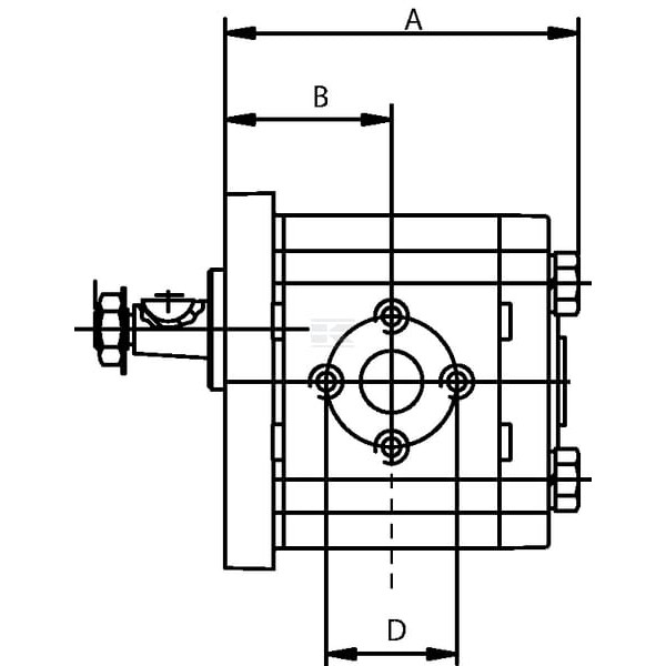 Pompa hydrauliczna 11.3 ccm 5179722 | Exvi
