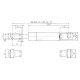 Sprężyna gazowa L190 mm 200N Stabilus CA1667NQ | Exvi