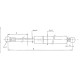 Sprężyna gazowa L445 mm 820N Stabilus CA4994SC | Exvi