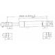 Sprężyna gazowa L585.5 mm 200N Stabilus CA684899 | Exvi