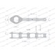 Zestaw naprawczy łańcucha 216B-3Ps+ K216B-3PS+OD-1 | Exvi
