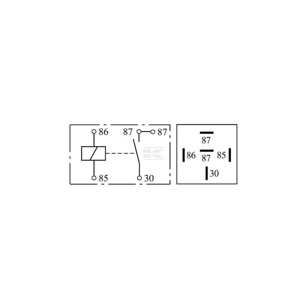 Mini przekaźnik Bosch 12V 30A 0986332300 | Exvi