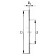 Podkładka oporowa TW203615PTFE | Exvi