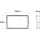 Ramka do lamp LA10411 i LA10412 biała LA104WFR | Exvi