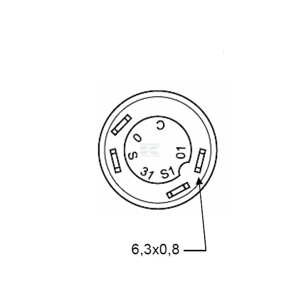 Przełącznik przyciskowy, blokada mechanizmu 11245270 | Exvi