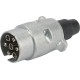 Wtyczka, 7-biegunowa 12V, metalowa LA403012 | Exvi
