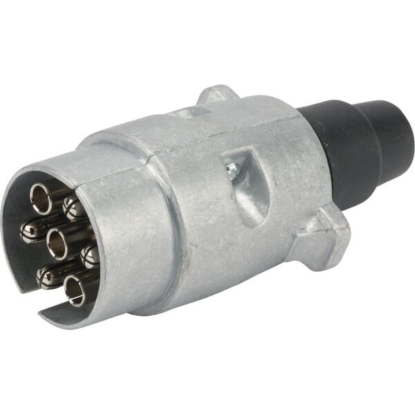 Wtyczka, 7-biegunowa 12V, metalowa LA403012 | Exvi