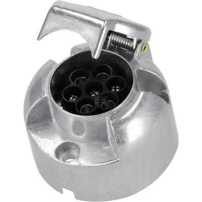 Gniazdo przyczepy 7-biegunowe, aluminiowe TR00006KR | Exvi