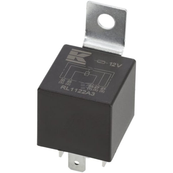 Miniprzekaźnik 12V, podwójne zestyki RL1122A3 | Exvi