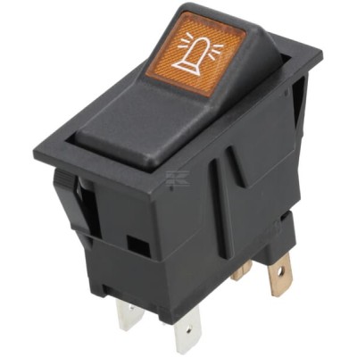 Przełącznik kołyskowy, I-0, off-on, 12V SW10042KR | Exvi